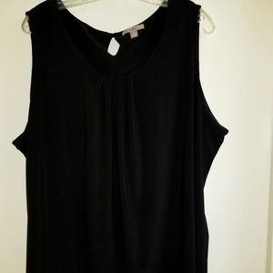 Gently Used Plus Size Black Blouse